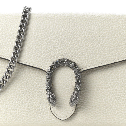 Gucci Dollar Calfskin Mini Dionysus Chain Wallet Mystic White 9 of 10