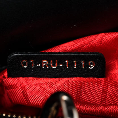 Christian Dior Lambskin Cannage Small Lucky Badges My Lady Dior Black 6 of 9
