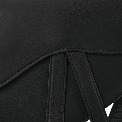 Christian Dior Ultra Matte Calfskin Saddle Belt Bag Black 7 of 13