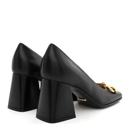 Gucci Malaga Kid Horsebit 75mm Pumps 39 Black 5 of 10