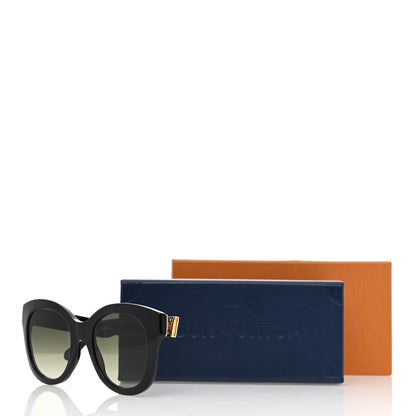 Louis Vuitton Acetate LV Empreinte Light Round Sunglasses Z1879W Black 7 of 7