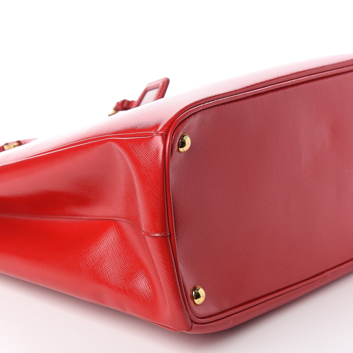 Saffiano Vernice Parabole Tote Rosso