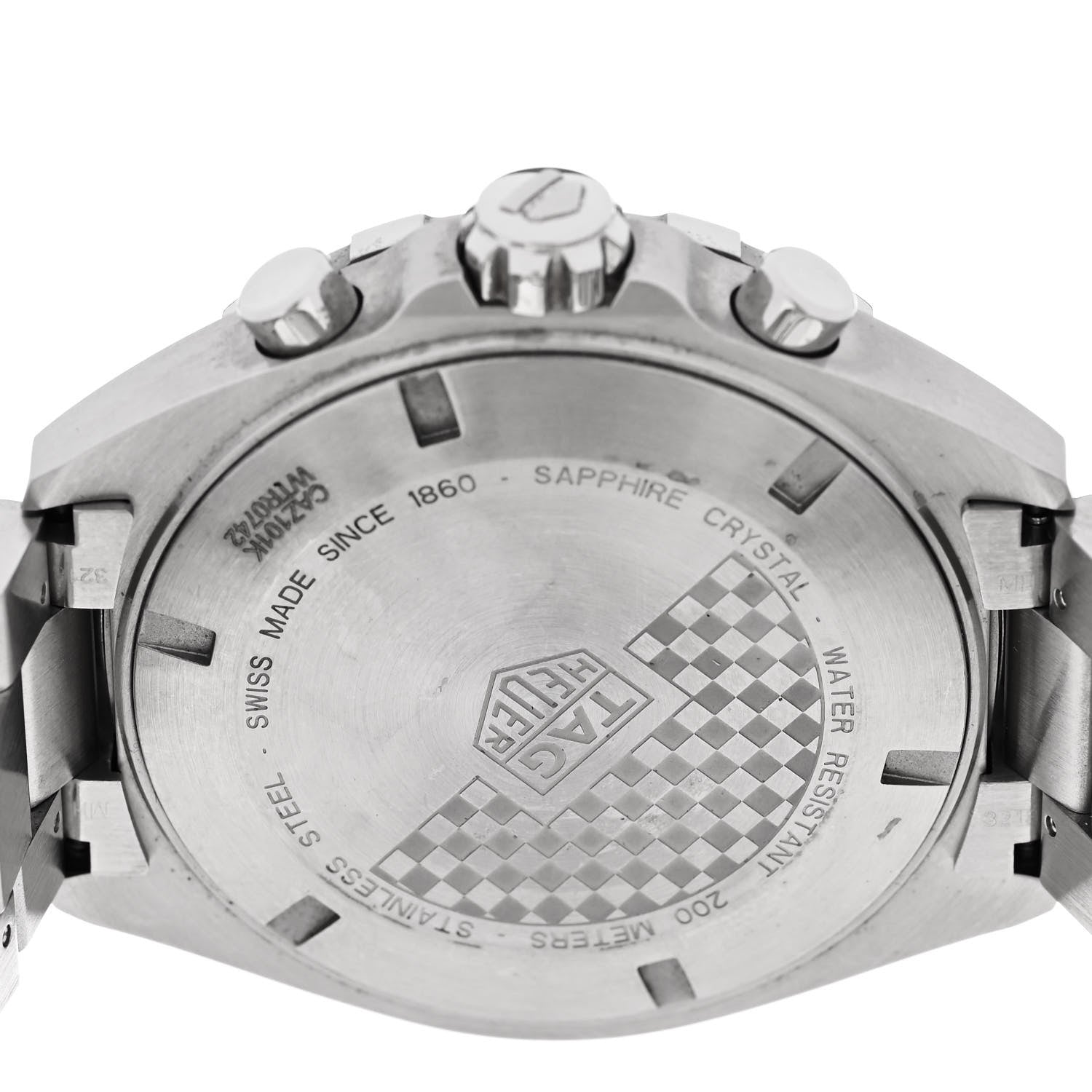 Tag Heuer Stainless Steel 43mm Formula 1 Chronograph Quartz Watch Blue CAZ101K 4 of 5