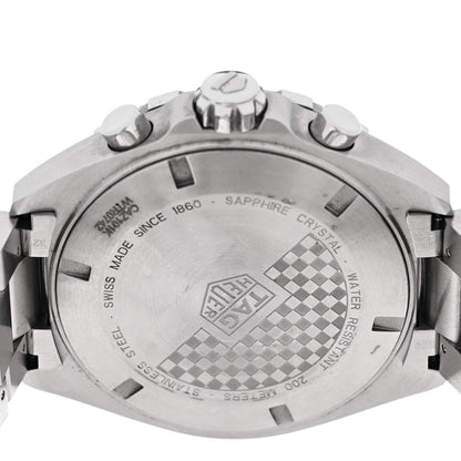 Tag Heuer Stainless Steel 43mm Formula 1 Chronograph Quartz Watch Blue CAZ101K 4 of 5