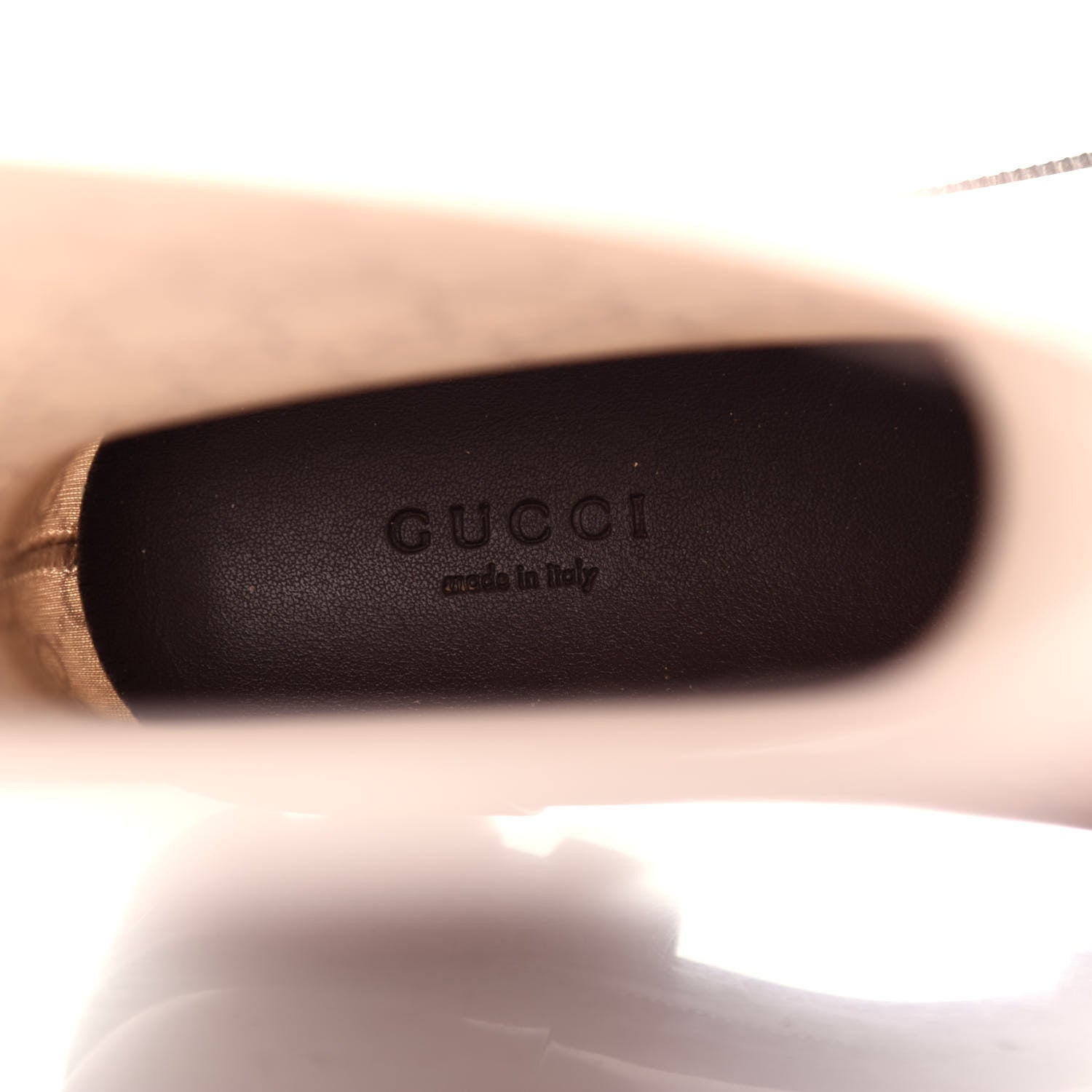 Gucci Rubber Monogram Edinburg Rain Boots 35 Transparent Cocoa 8 of 9