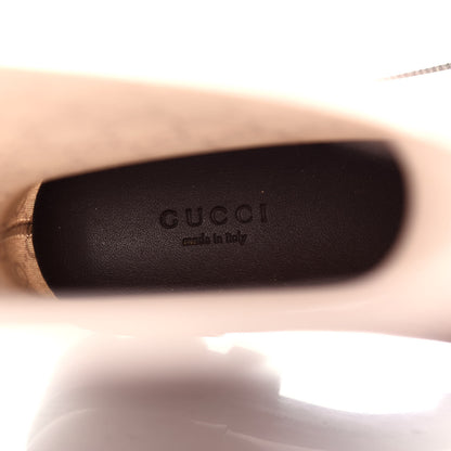 Gucci Rubber Monogram Edinburg Rain Boots 35 Transparent Cocoa 8 of 9