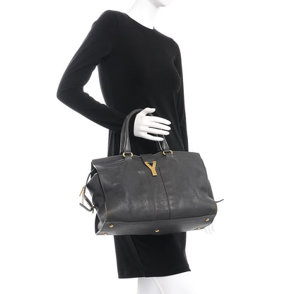 Saint Laurent Sheepskin Medium Cabas ChYc Light Seppia 2 of 11