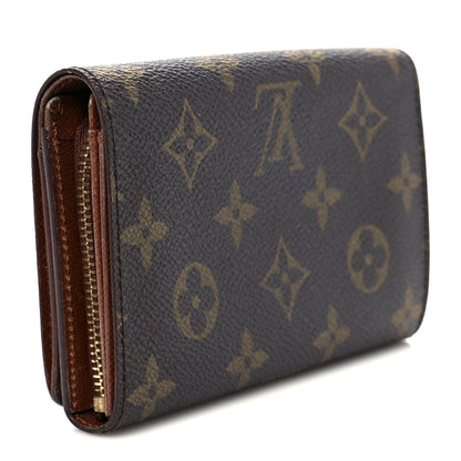 Louis Vuitton Monogram Porte-Monnaie Tresor Wallet 3 of 9