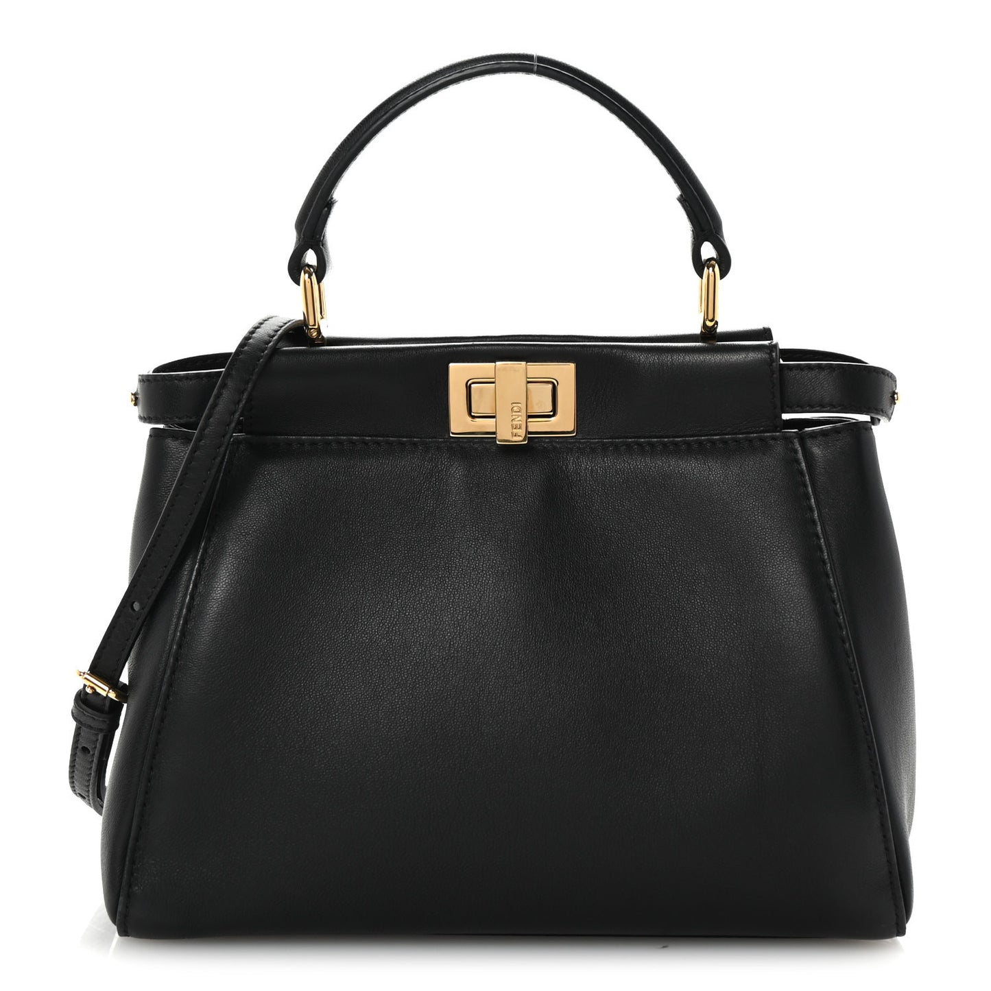 Nappa Mini Peekaboo Iconic Satchel Black