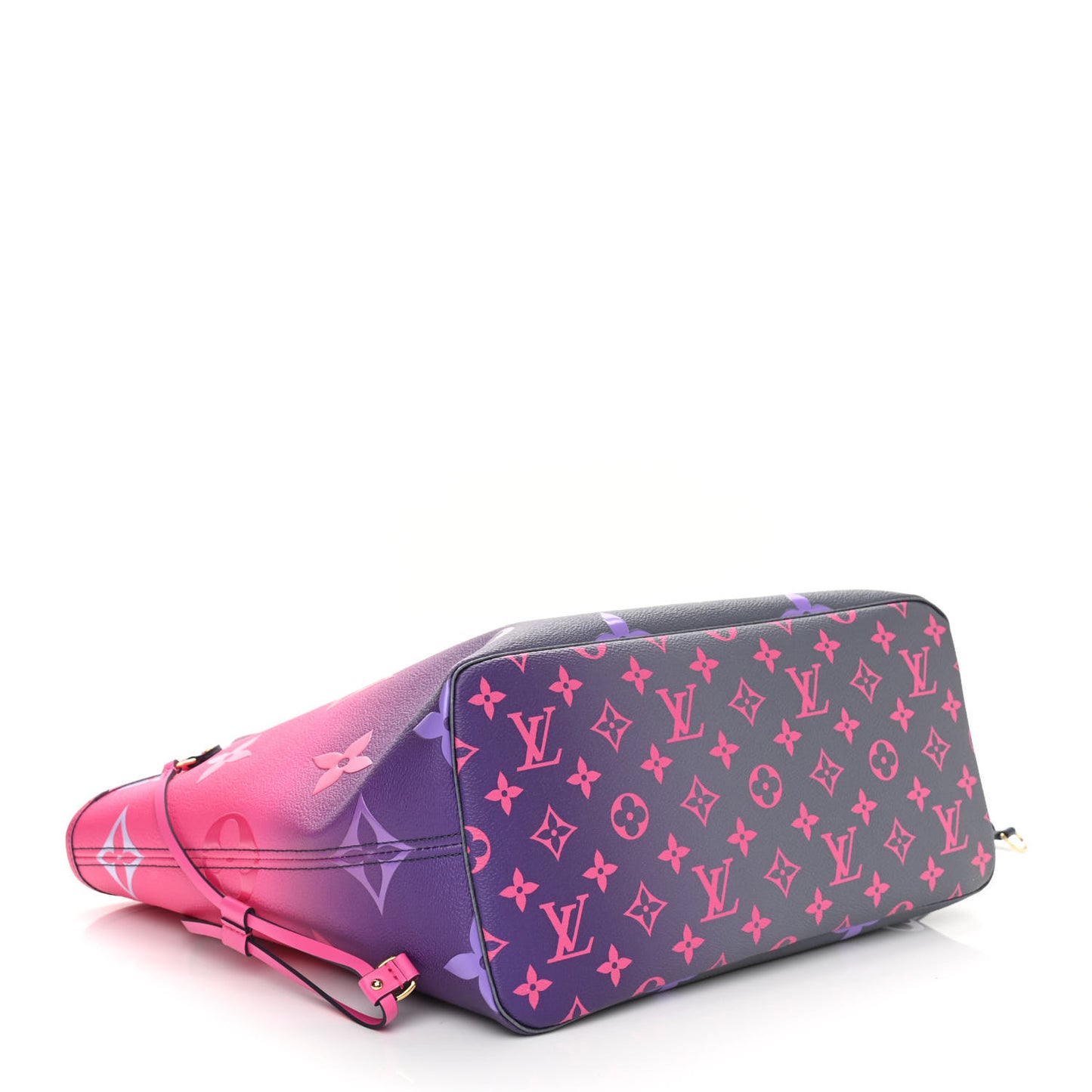 Monogram Giant Spring In The City Neverfull MM Midnight Fuchsia