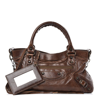 Balenciaga Chevre First Olive Brown 1 of 14
