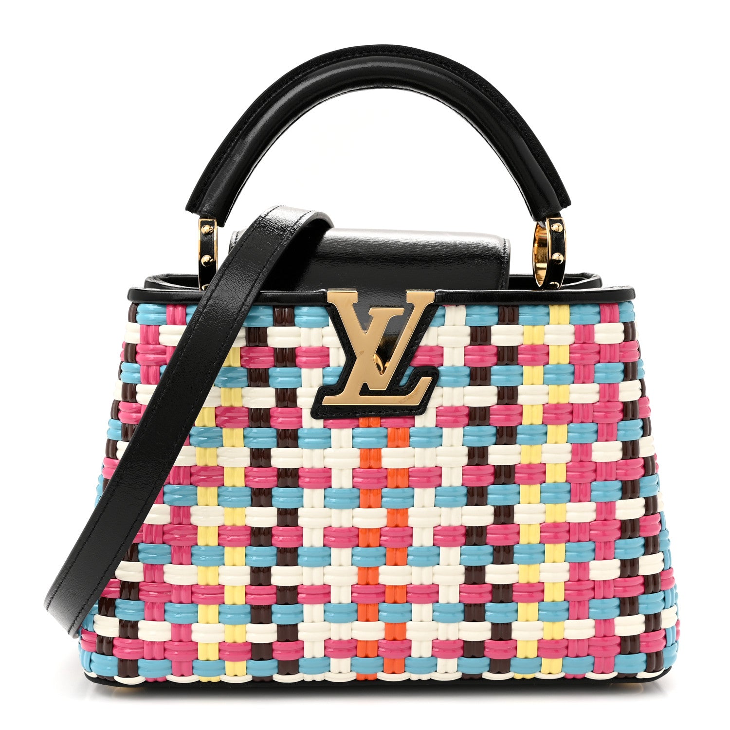 Louis Vuitton Taurillon Calfskin Guinguette Capucines BB Multicolor 1 of 11
