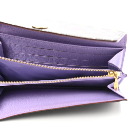 Louis Vuitton Monogram Multicolor Sarah Wallet Black Violet 5 of 7