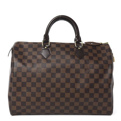 Louis Vuitton Damier Ebene Speedy 35 1 of 10