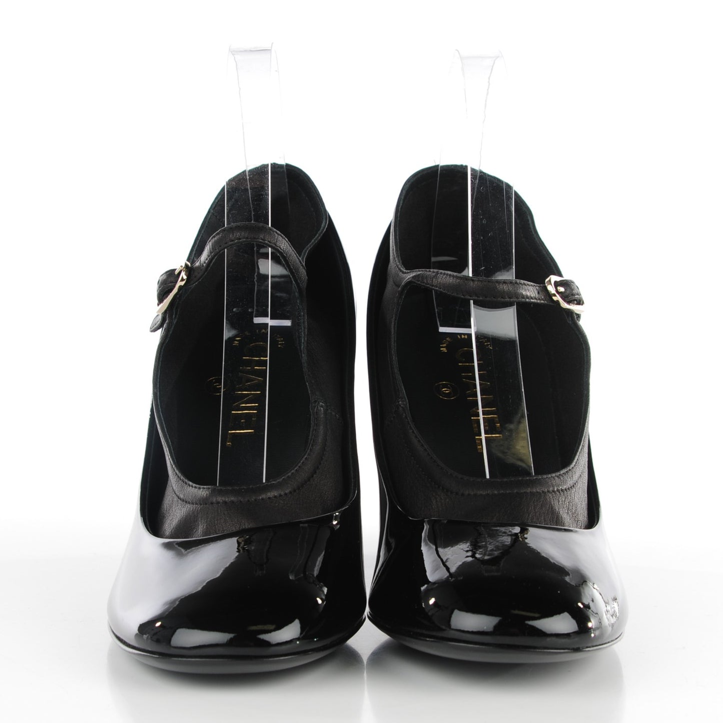 Patent CC Cap Toe Pumps 39.5 Black