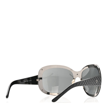 Chanel Quilted CC Sunglasses 4165 Black 4 of 9