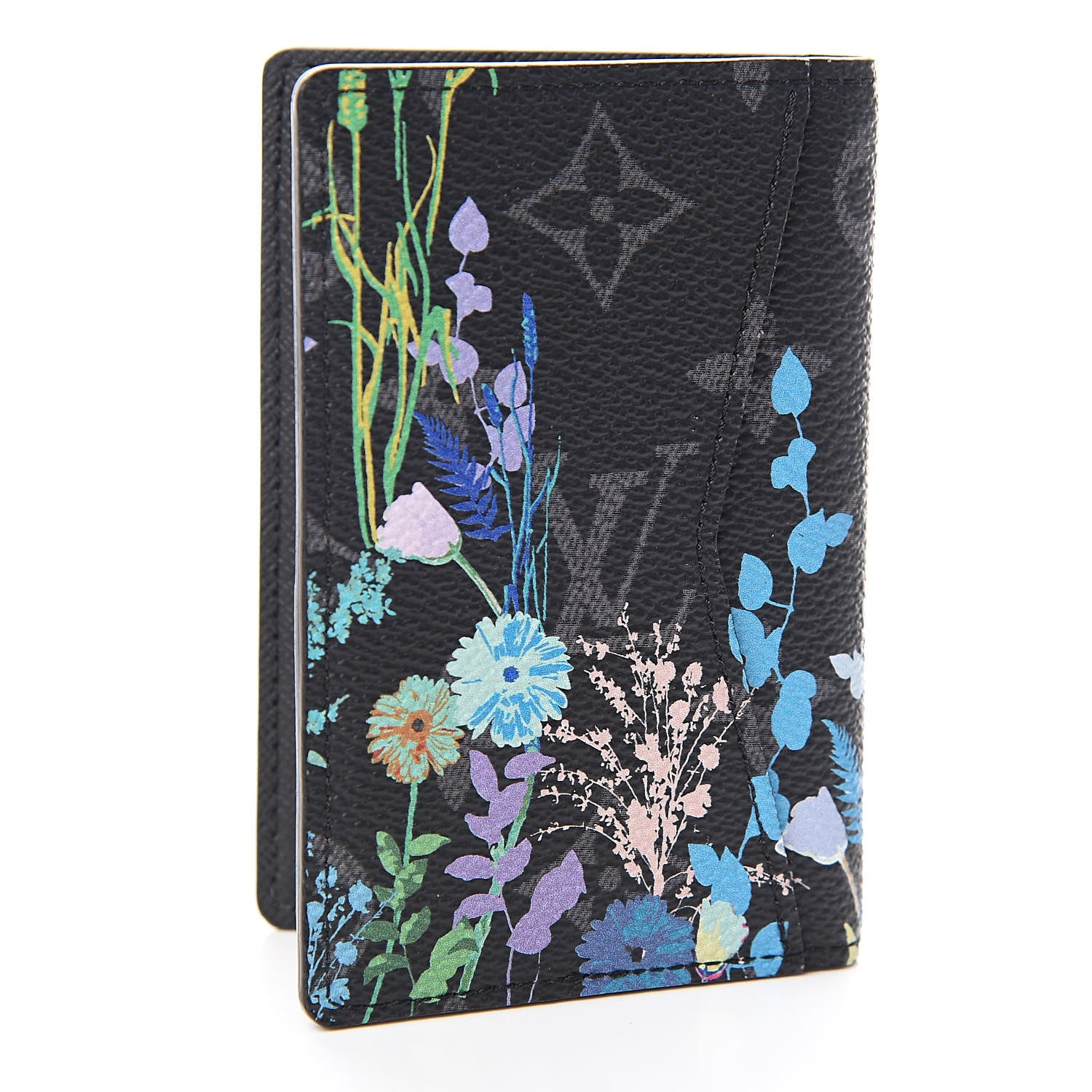 Louis Vuitton Monogram Eclipse Flower Print Pocket Organizer NM 3 of 8