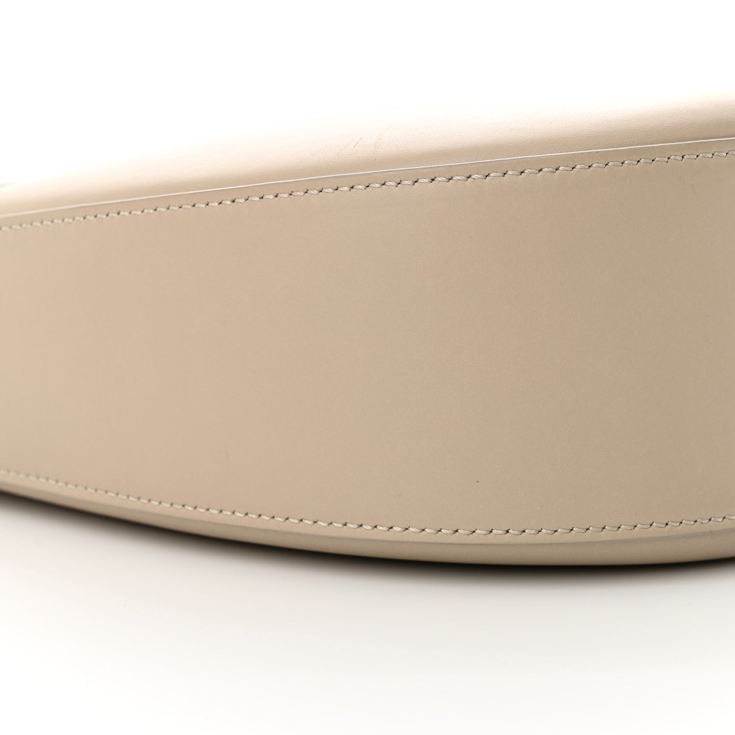 Satin Calfskin Jacquard Small Luna Bag Oat