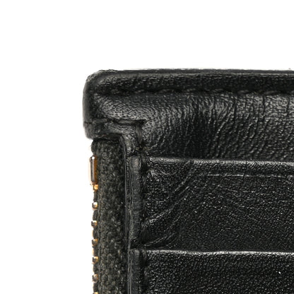 Saint Laurent Calfskin 5 Fragments Zip Pouch Card Holder Black 14 of 17