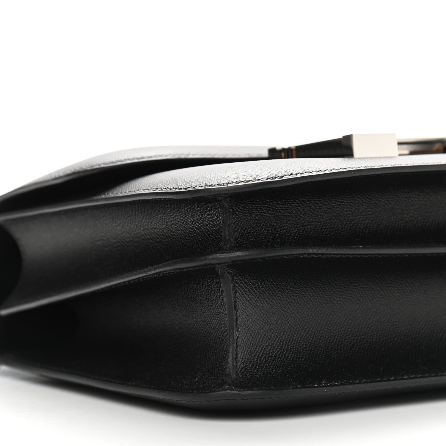 Hermes Grained Monsieur Lizard Constance 24 Black Ombre 7 of 9