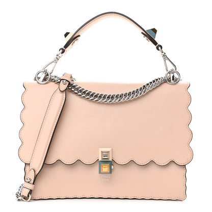 Fendi Vitello Liberty Scalloped Studded Kan I Shoulder Bag Plaster 1 of 9