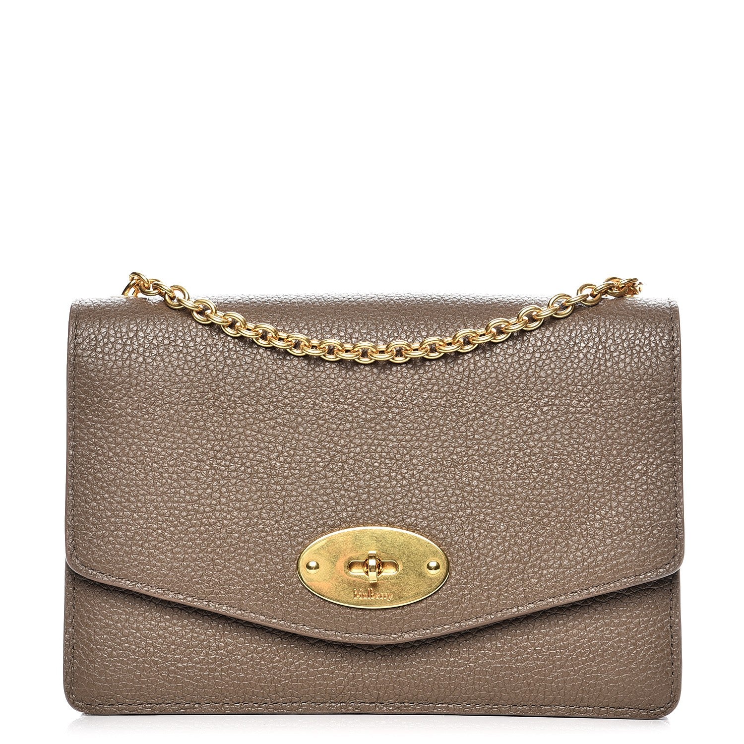 Mulberry Small Classic Grain Calfskin Small Darley Clay 1 of 9