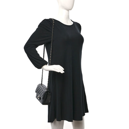 Chanel Iridescent Caviar Quilted Mini Rectangular Flap Black 2 of 10