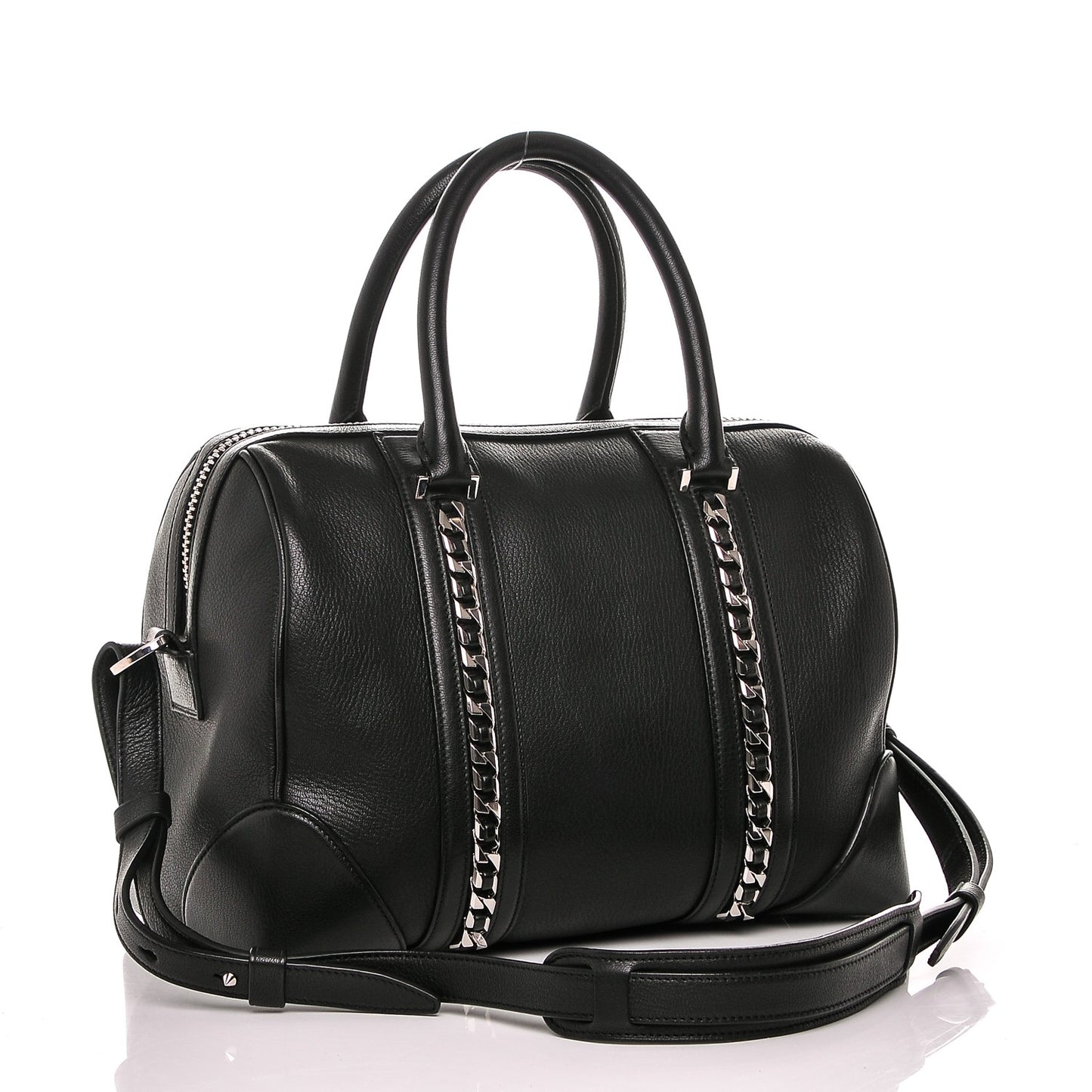 Sugar Goatskin Medium Chain Animation Lucrezia Black