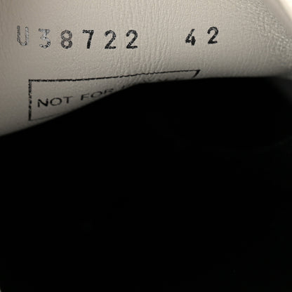 Chanel Calfskin Mens CC Sneakers 42 Black 8 of 10