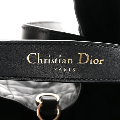 Christian Dior Calfskin Macrocannage Large Toujours Black 7 of 10