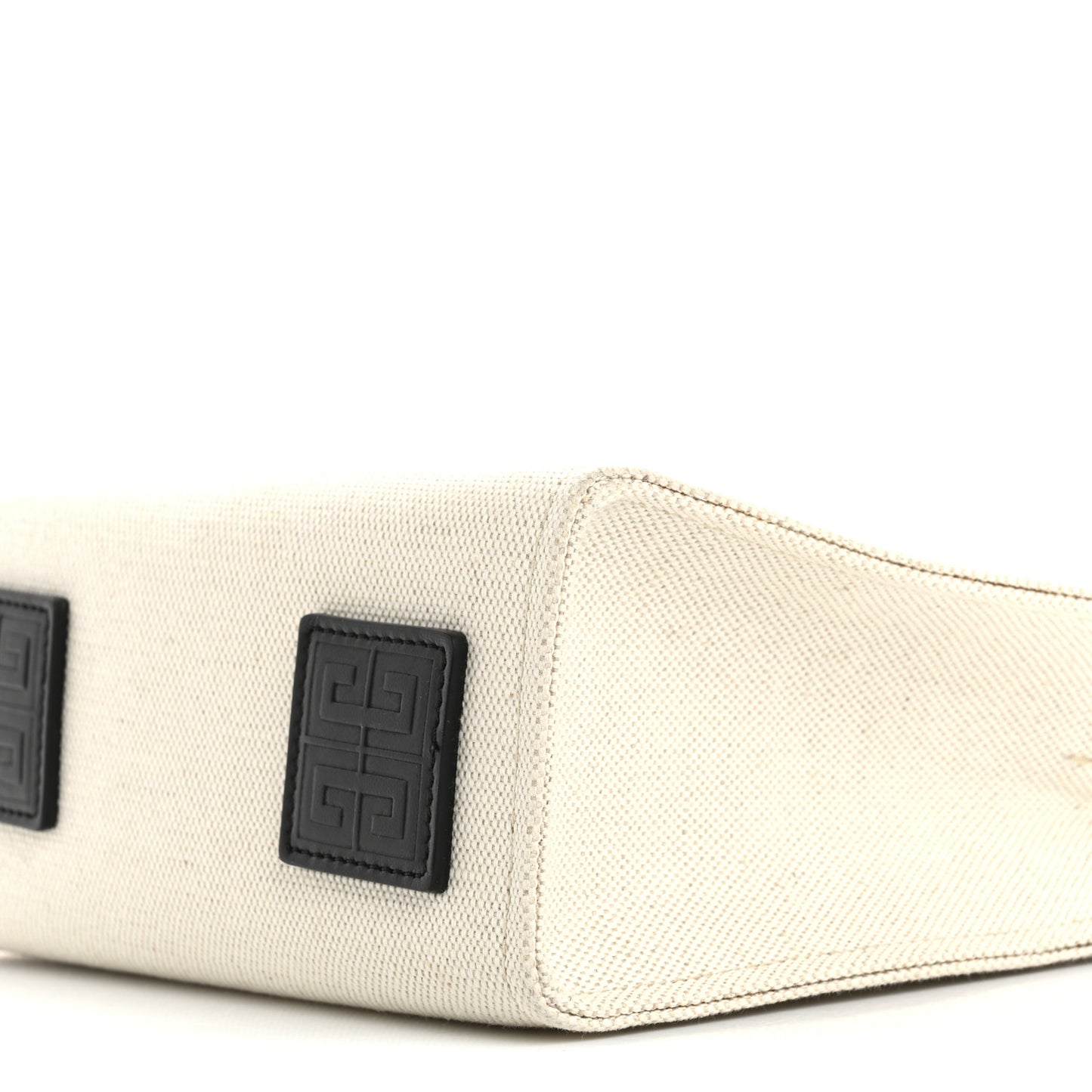 Canvas Mini G-Tote White Black