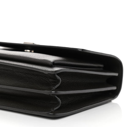 Saint Laurent Grained Calfskin Medium Monogram Sunset Dark Anthracite 8 of 9