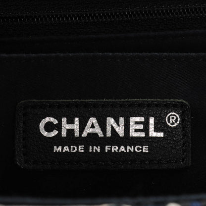 Chanel Denim Tweed Patchwork Jumbo Single Flap Blue 7 of 11