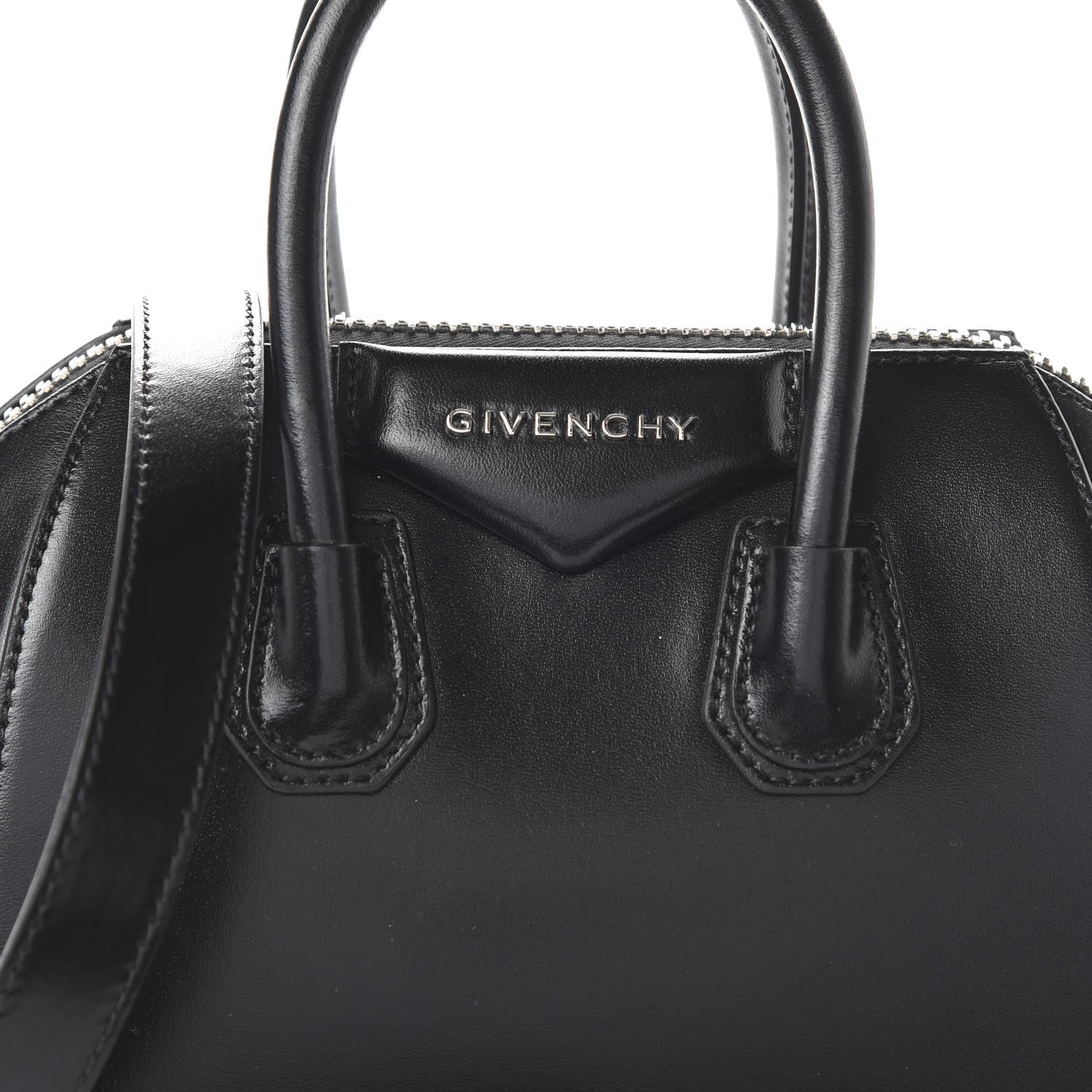 Givenchy Shiny Lord Calfskin Mini Antigona Black 10 of 10