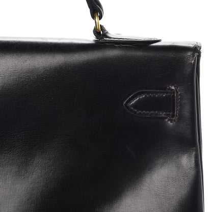 Hermes Box Kelly Retourne 32 Black 34 of 36