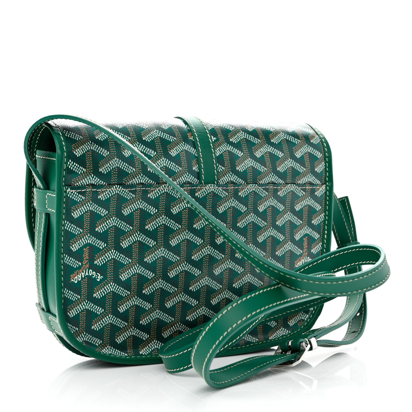 Goyardine Belvedere II PM Messenger Bag Green