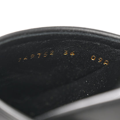 Gucci Jakarta Calfskin Womens Horsebit Slippers 36 Black 8 of 10