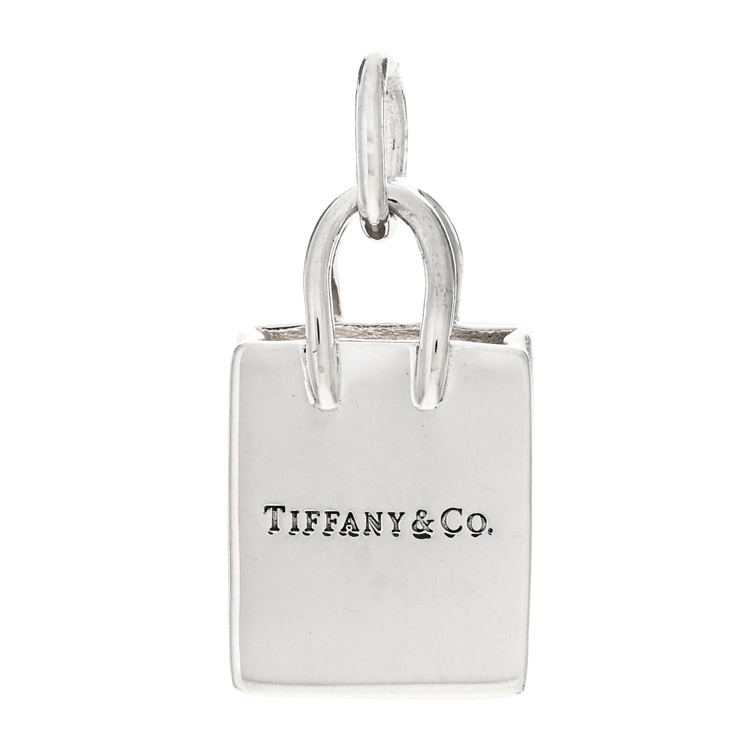 Sterling Silver Shopping Bag Charm
