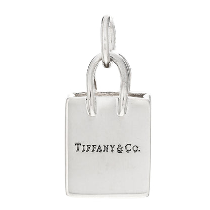 Tiffany Sterling Silver Shopping Bag Charm 1 of 3