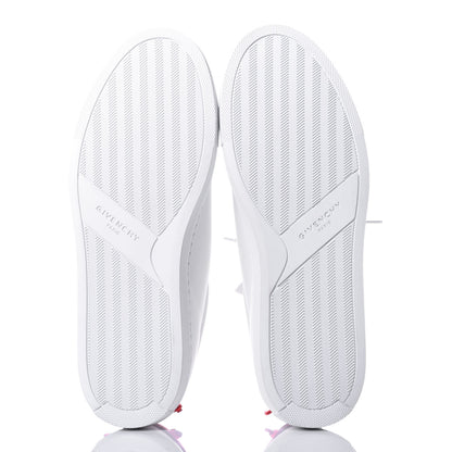 Givenchy Calfskin Womens Urban Street Sneakers 40 White Neon Pink 6 of 8