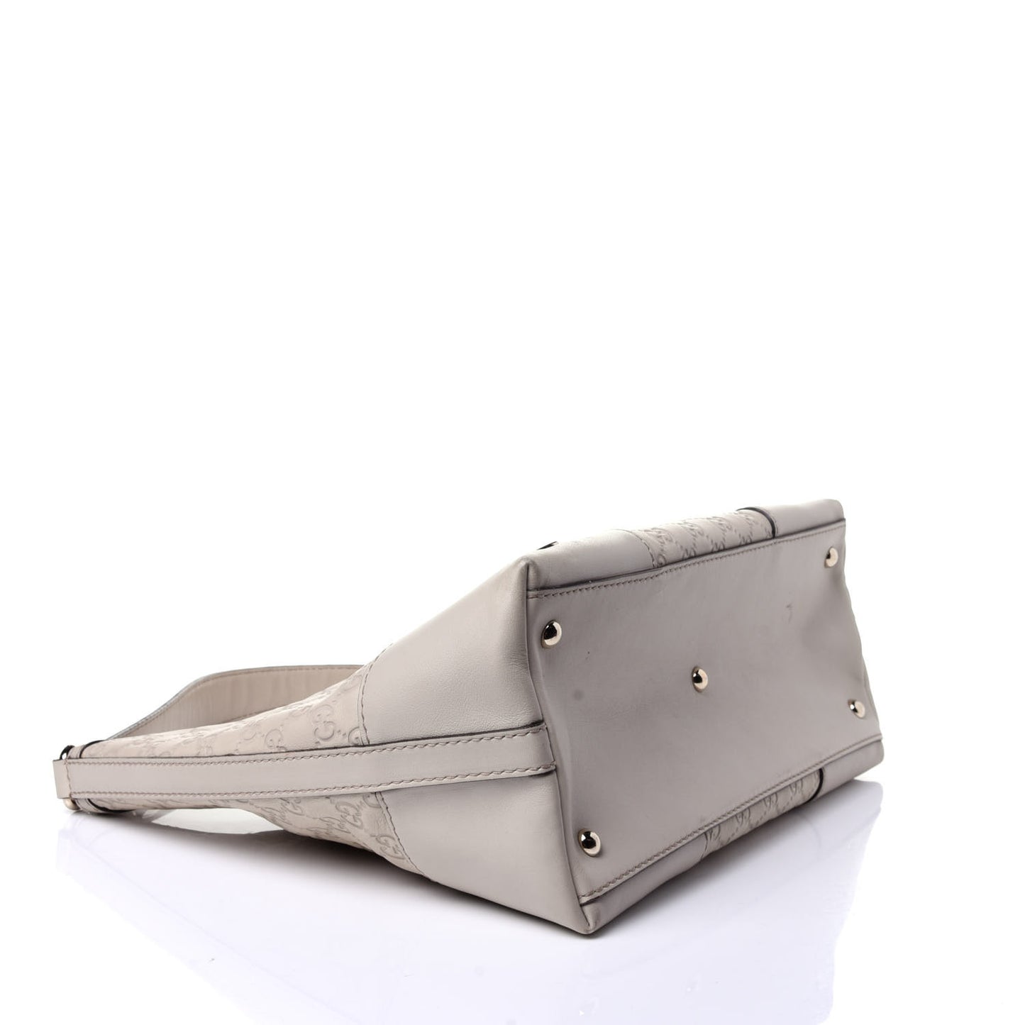 Guccissima Medium Lovely Heart Hobo Off White