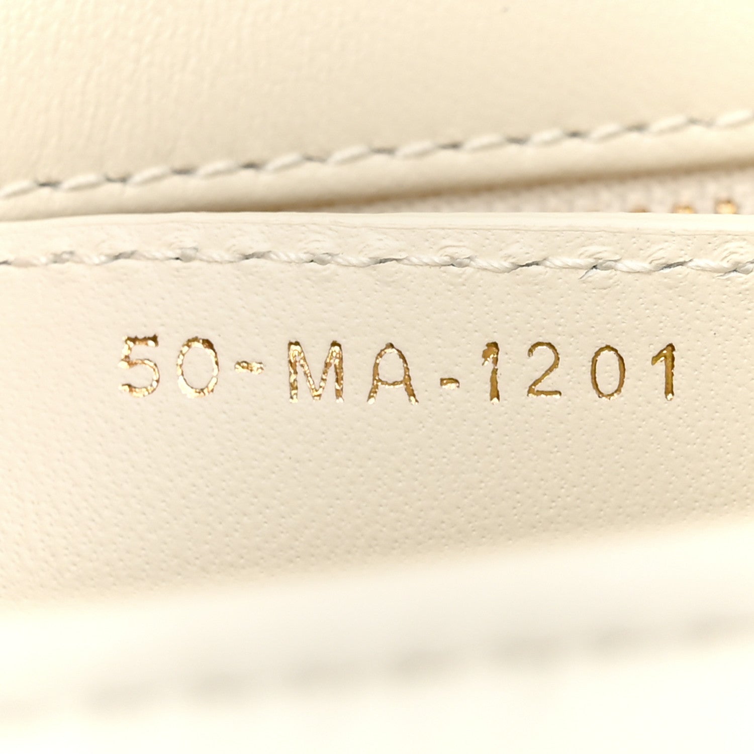Christian Dior Calfskin Macrocannage Mini Caro Bag White 7 of 13