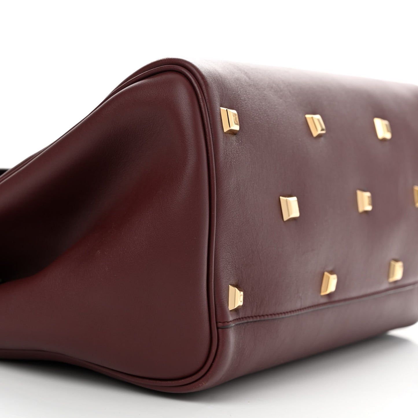 Calfskin Large Studio Bag Wine