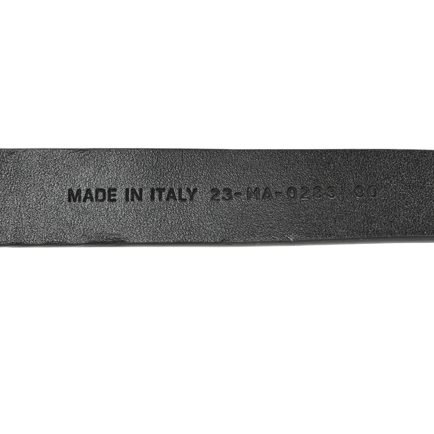 Calfskin Bobby CD Belt With Removable Pouch 90 Black