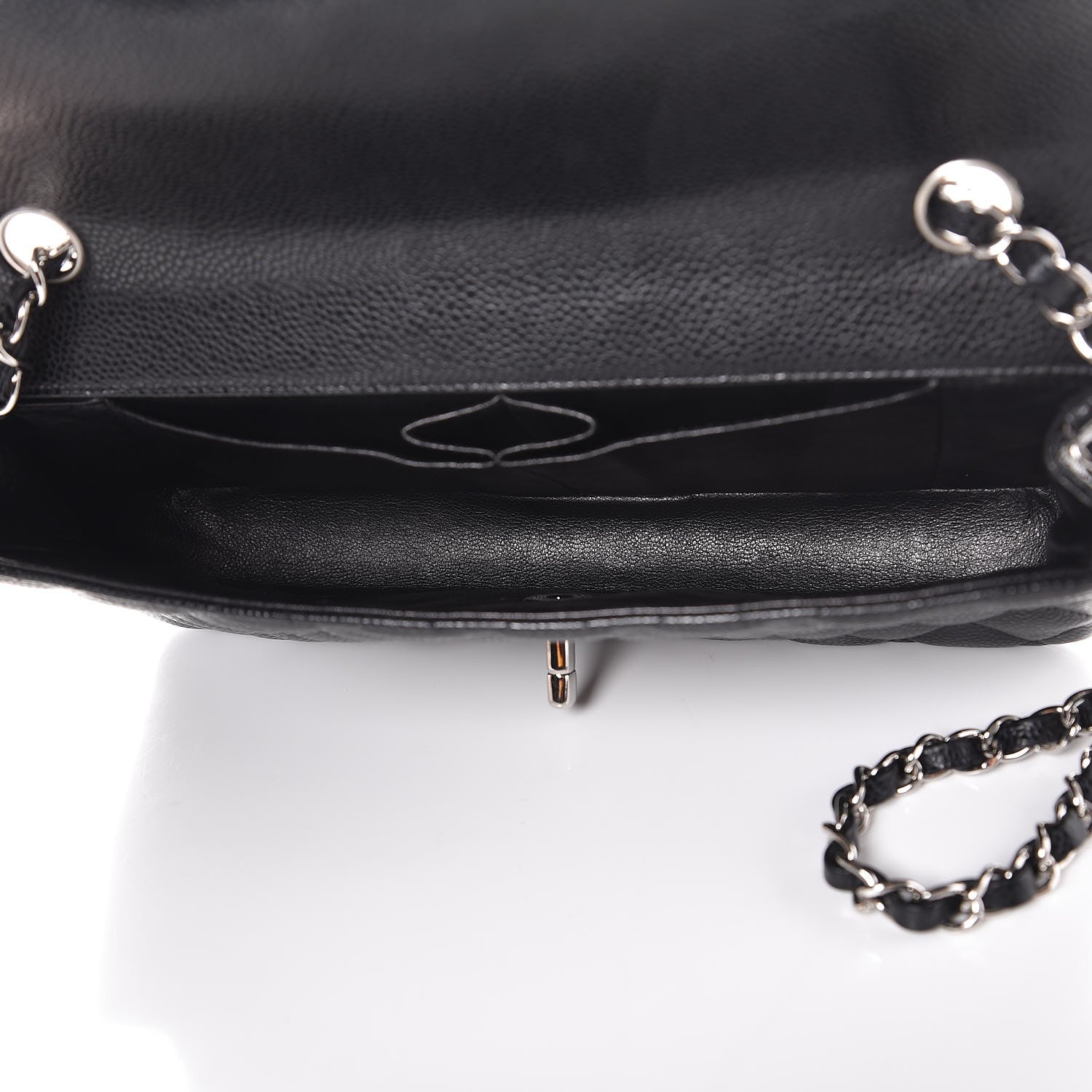 Chanel Caviar Quilted East West Flap Black 5 of 7