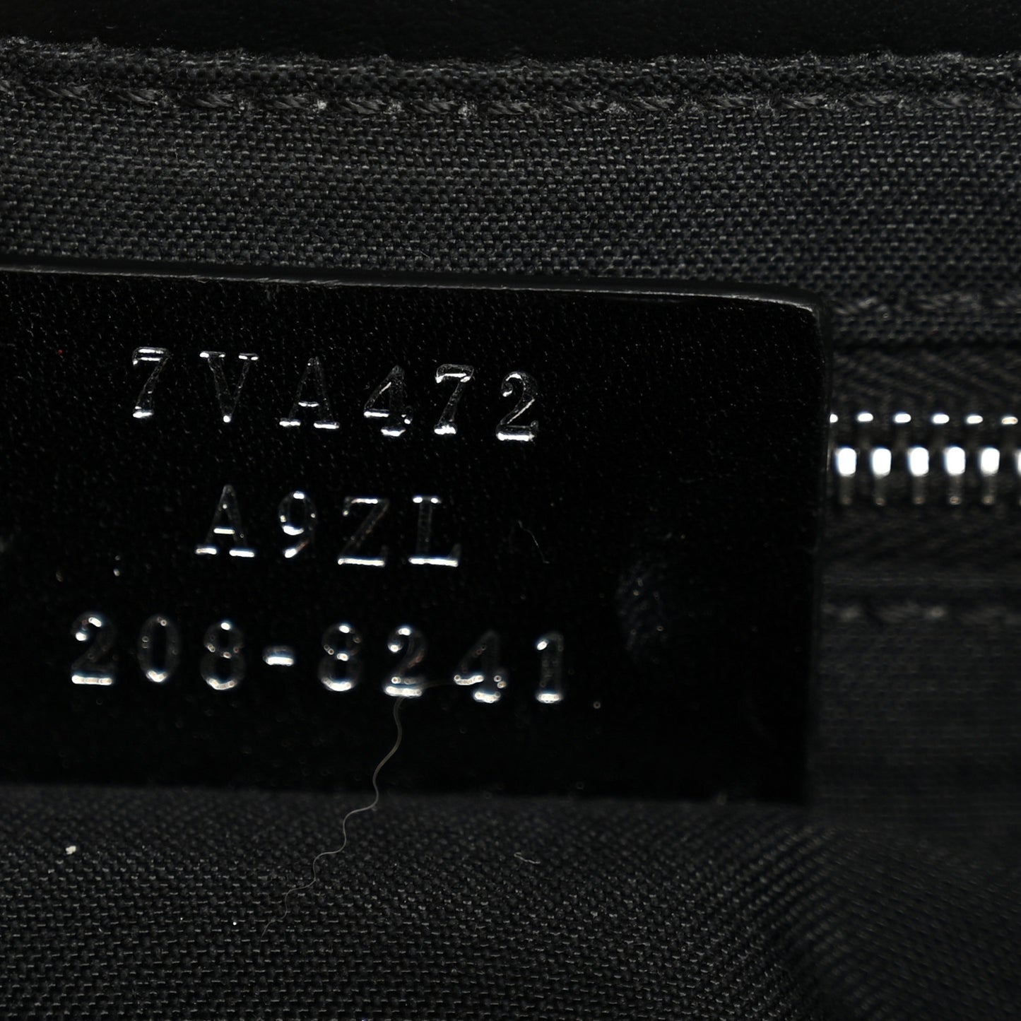 Fabric Jacquard FF 1974 Belt Baguette Bag Tobacco Moro Black