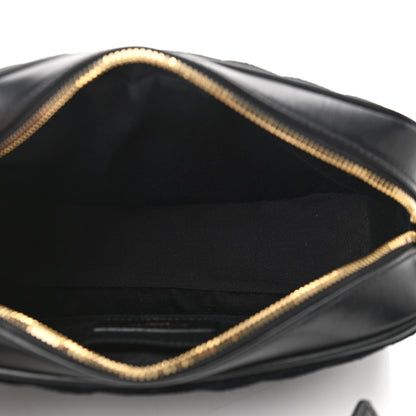 Saint Laurent Suede Calfskin Monogram Lou Camera Bag Black 5 of 10