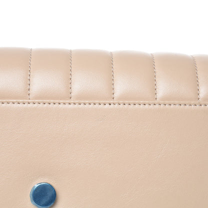 Saint Laurent Calfskin Y Quilted Monogram Large Loulou Shopper Nude Powder 10 of 11