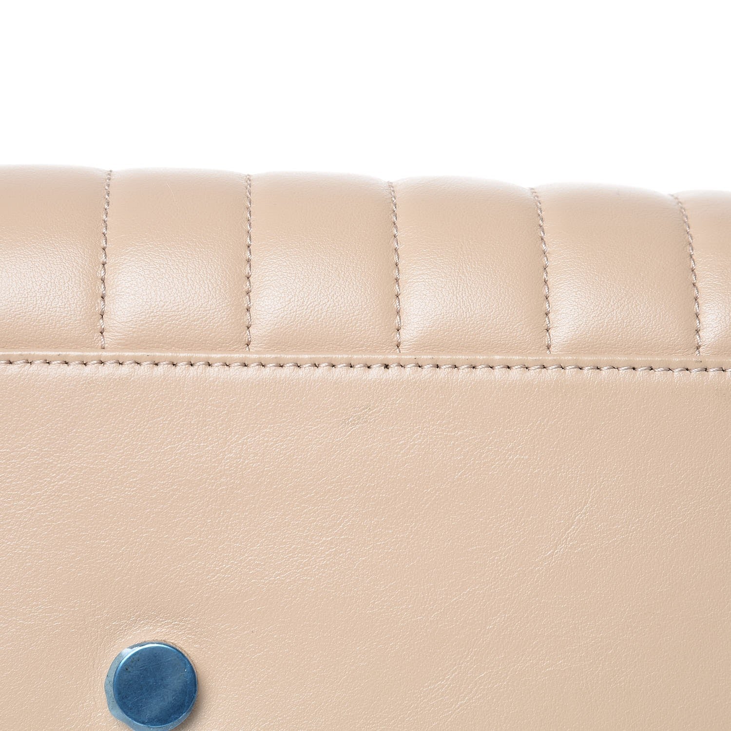 Saint Laurent Calfskin Y Quilted Monogram Large Loulou Shopper Nude Powder 10 of 12