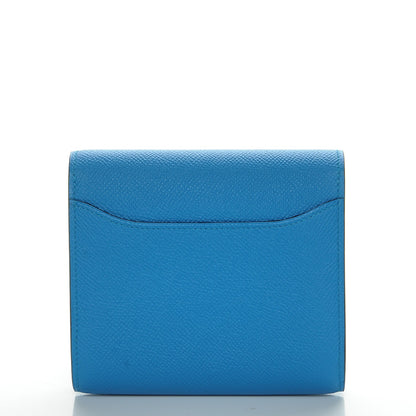 Hermes Epsom Constance Short Wallet Bleu Zanzibar 4 of 20
